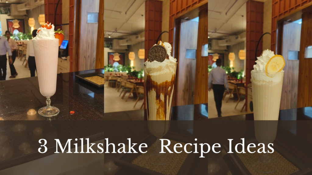 3 unique milkshake recipes