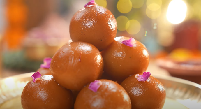 homemade gulab jamun